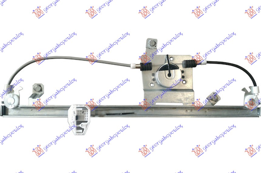 PODIZAC PREDNJEG PROZORA ELEKTRICNI (BEZ MOTORA) RENAULT MODUS 2005-2008 (F/JP0)