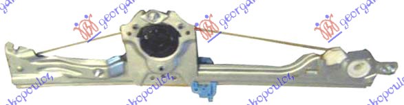 PODIZAC ZADNJEG PROZORA ELEKTRICNI (BEZ MOTORA) RENAULT MODUS 2005-2008 (F/JP0)