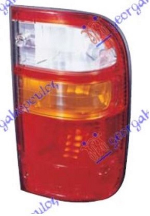 STOP LAMPA KOMPLET 2003- (TAJLAND) TOYOTA HI-LUX 2WD/4WD 2001-2005 (N1/N2/N3)