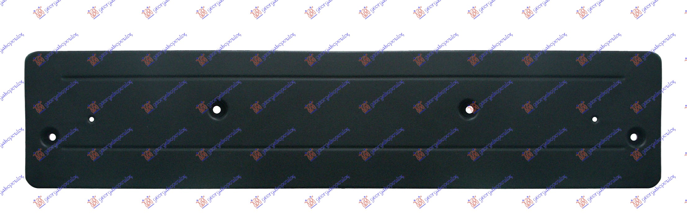 DRZAC PREDNJE TABLICE PLASTICNI -2004 BMW X5 2000-2007 (E53)