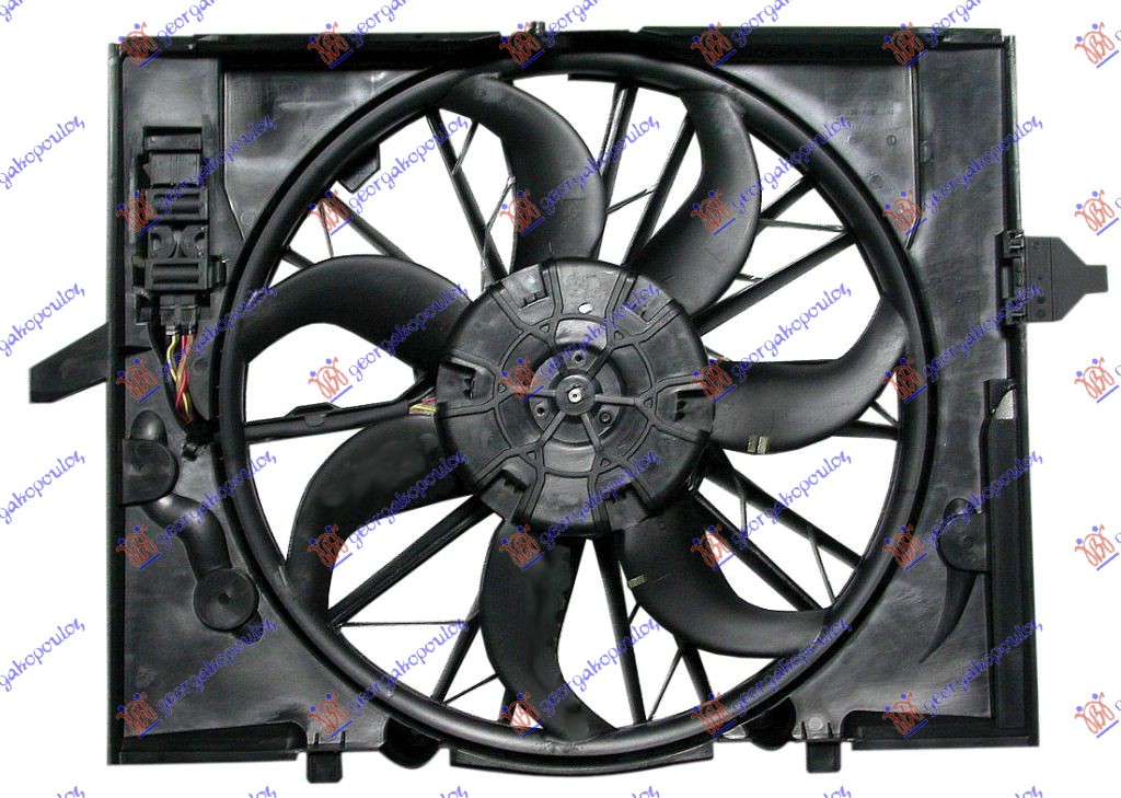 VENTILATOR HLADNJAKA KOMPLET (BENZIN) (+AC) BMW SERIES 7 2002-2008 (E65/E66)