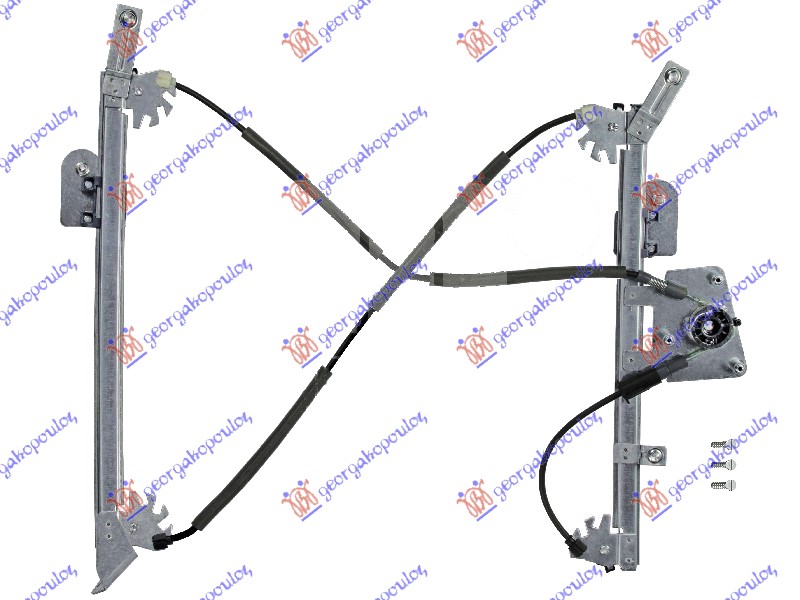 PODIZAC PREDNJEG PROZORA ELEKTRICNI (BEZ MOTORA) 3 VRATA (A KVALITET) BMW SERIES 1 COUPE/CABRIO 2007-2013 (E82/E88)