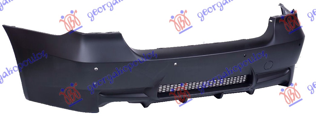 ZADNJI BRANIK (PDS SENZORI) (1 OTVOR ZA IZDUVNU CEV AUSPUHA) (M3 LOOK) BMW SERIES 3 SDN/S.W. 2005-2008 (E90/E91)