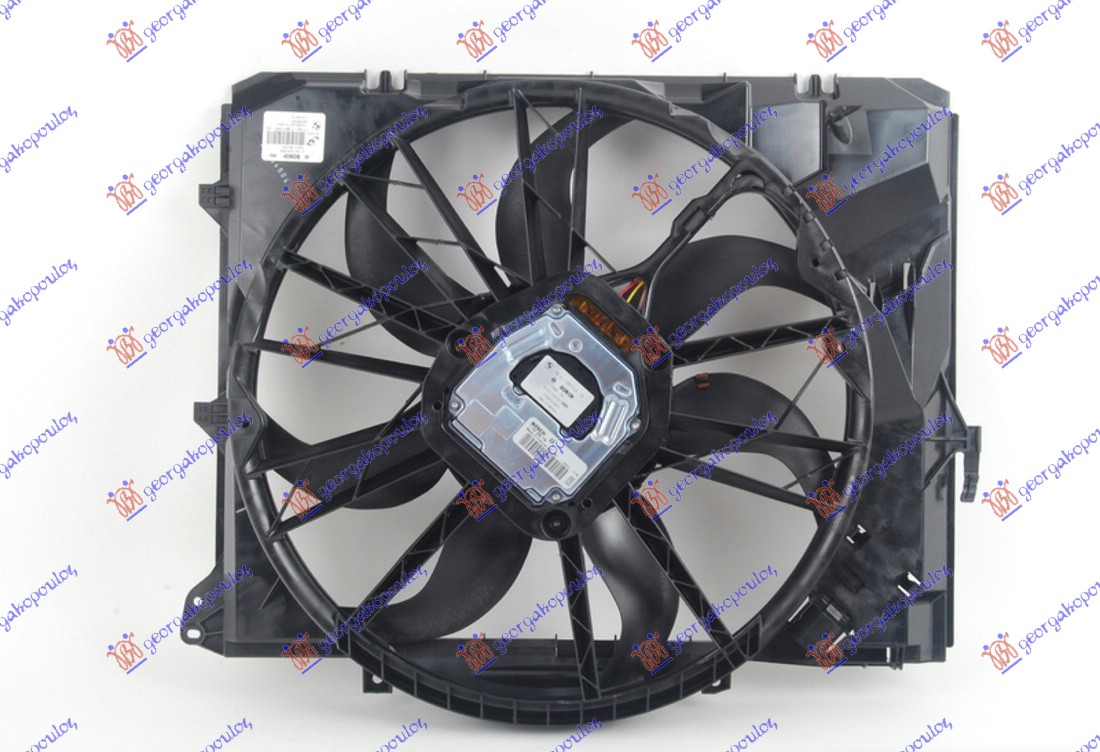 VENTILATOR KOMPLET (BENZIN) (4 PIN) BMW SERIES 3 SDN/S.W. 2008-2012 (E90/E91)