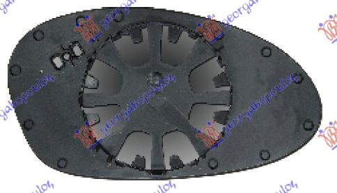 STAKLO RETROVIZORA SA GREJACEM (ASFERICNO) BMW SERIES 3 SDN/S.W. 2005-2008 (E90/E91)