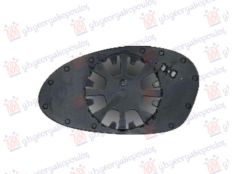 STAKLO RETROVIZORA PLAVO BMW SERIES 3 SDN/S.W. 2005-2008 (E90/E91)