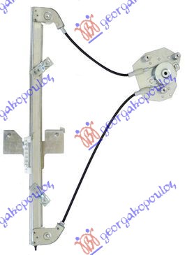 PODIZAC PROZORA ELEKTRICNI (BEZ MOTORA) 3 VRATA VW FOX 2005-2011 (5Z1/5Z3/5Z4/5Z5)