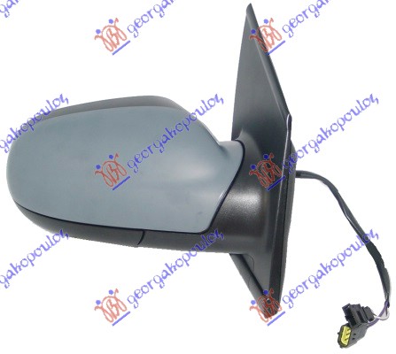 RETROVIZOR ELEKTRICNI SA GREJACEM PM (KONVEKSNO STAKLO) VW FOX 2005-2011 (5Z1/5Z3/5Z4/5Z5)