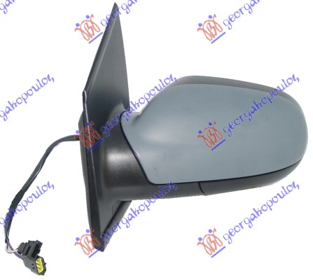 RETROVIZOR ELEKTRICNI SA GREJACEM PM (ASFERICNO STAKLO) VW FOX 2005-2011 (5Z1/5Z3/5Z4/5Z5)