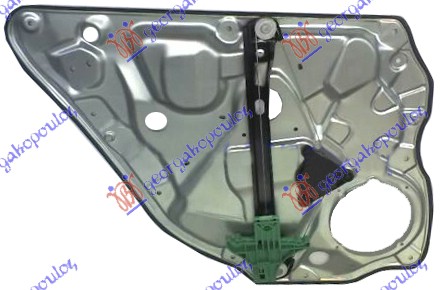 PODIZAC ZADNJEG PROZORA ELEKTRICNI (BEZ MOTORA) VW POLO 2005-2009 (9N3)