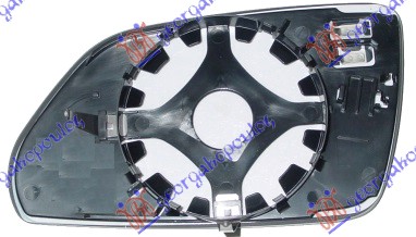 STAKLO RETROVIZORA SA GREJACEM (KONVEKSNO) VW CROSS POLO 2005-2009 (9N3)