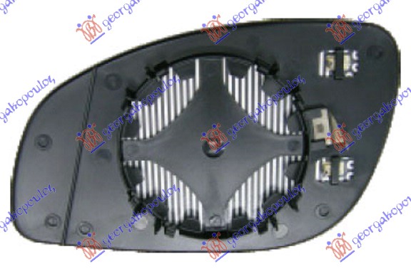 STAKLO RETROVIZORA SA GREJACEM (KONVEKSNO) OPEL VECTRA C 2005-2008 (Z02)
