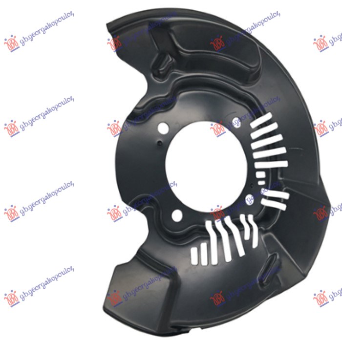 ZASTITA PREDNJEG KOCIONOG DISKA (PRECNIK ZASTITE 355/100mm) (PRECNIK DISKA 319mm) (SA ESP) (SA 4 OTVORA) TOYOTA HI-LUX 2WD/4WD 2005-2009 (N1/N2/N3)