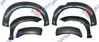RUB PLASTICNI NA BLATOBRANU 4 VRATA (SET 6 KOM) TOYOTA HI-LUX 2WD/4WD 2005-2009 (N1/N2/N3)