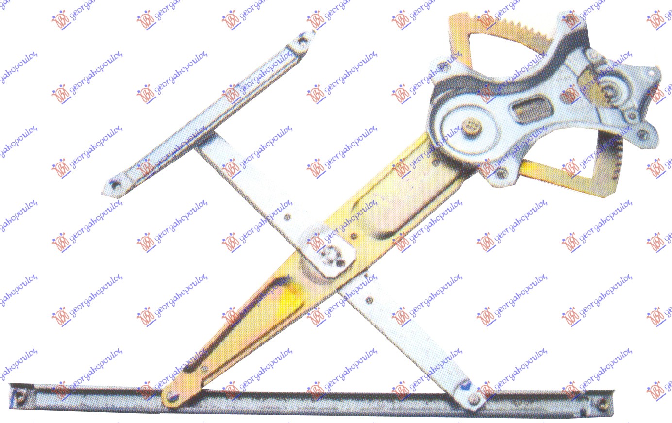 PODIZAC PREDNJEG PROZORA ELEKTRICNI (BEZ MOTORA) 2/4 VRATA TOYOTA HI-LUX 2WD/4WD 2005-2009 (N1/N2/N3)