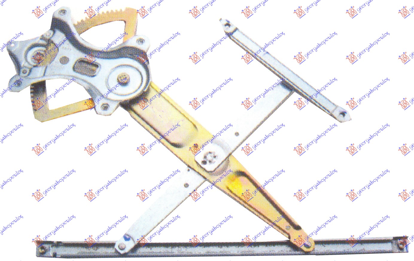 PODIZAC PREDNJEG PROZORA ELEKTRICNI (BEZ MOTORA) 2/4 VRATA TOYOTA HI-LUX 2WD/4WD 2005-2009 (N1/N2/N3)