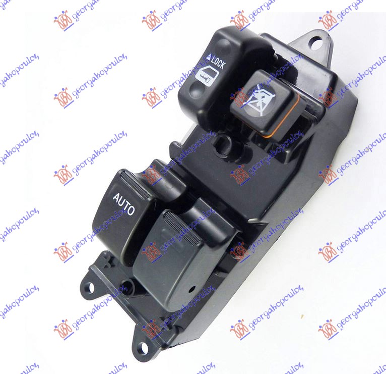 PREKIDAC U PREDNJIM VRATIMA (2 TASTERA) (8 PIN) TOYOTA HI-LUX 2WD/4WD 2005-2009 (N1/N2/N3)