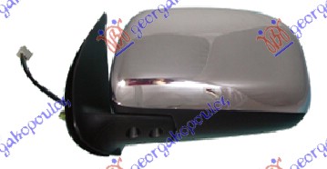 RETROVIZOR ELEKTRICNI HROM (KONVEKSNO STAKLO) TOYOTA HI-LUX 2WD/4WD 2005-2009 (N1/N2/N3)