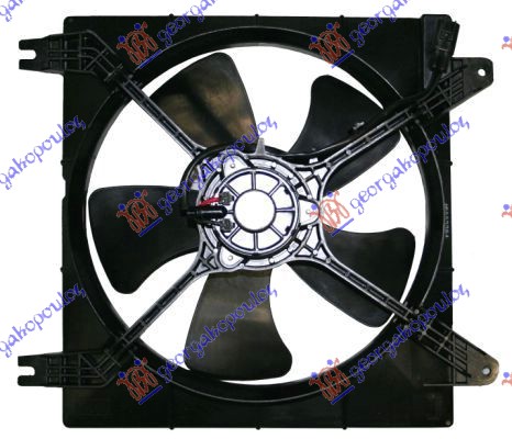 VENTILATOR KOMPLET (1.4/1.6 BENZIN) 03- DAEWOO NUBIRA 2003-2005 (J200)