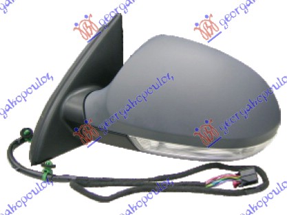 RETROVIZOR ELEKTRICNI SA GREJACEM PM (MIGAVAC) (A KVALITET) (ASFERICNO STAKLO) VW PASSAT 2005-2011 (3C2/3C5)