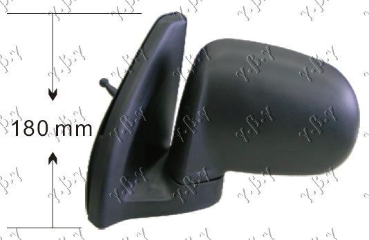 RETROVIZOR MEHANICKI SA SAJLOM (A KVALITET) (KONVEKSNO STAKLO) HYUNDAI ATOS PRIME 2003-2007 (MX)