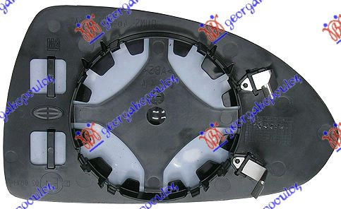 STAKLO RETROVIZORA (KONVEKSNO) OPEL CORSA D 2006-2015 (S07)
