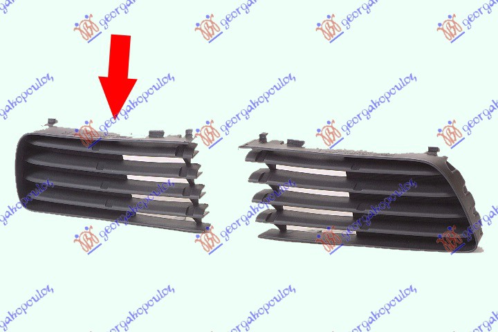 RESETKA PREDNJEG BRANIKA (BEZ MAGLENKE) TOYOTA PRIUS 2004-2009 (W2)