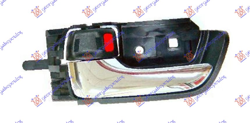 KVAKA PREDNJIH/ZADNJIH VRATA UNUTRASNJA HROM/CRNA TOYOTA PRIUS 2004-2009 (W2)