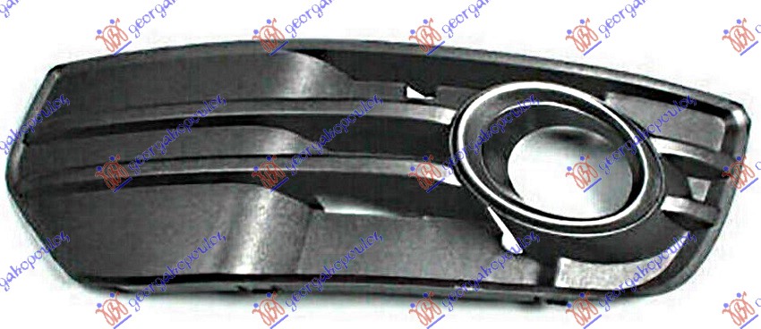 RESETKA PREDNJEG BRANIKA (SA MAGLENKOM) (HROM OKVIR) AUDI Q5 2008-2012 (8RB)