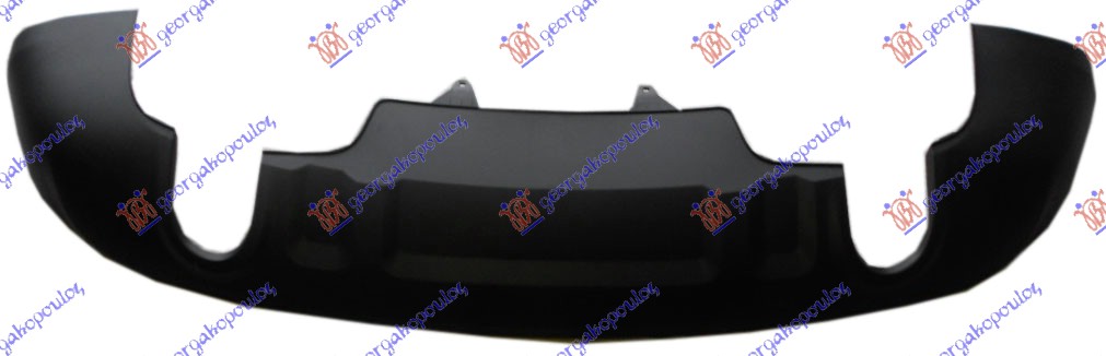 SPOJLER ZADNJEG BRANIKA (2 OTVORA ZA CEVI AUSPUHA) (PDS SENZOR) AUDI Q5 2008-2012 (8RB)