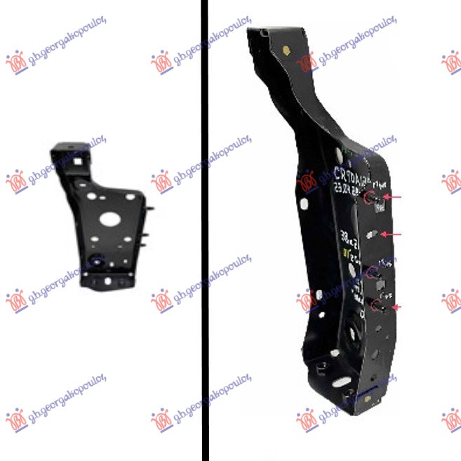 NOSAC BRAVE NA VEZNOM LIMU (SA 3 SRAFA) PEUGEOT EXPERT/TRAVELLER 2016-2025 (V)