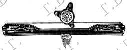 PODIZAC PREDNJEG PROZORA ELEKTRICNI (BEZ MOTORA) LANCIA MUSA 2003-2013 (350)