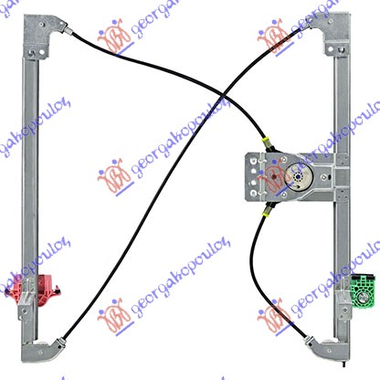 PODIZAC PREDNJEG PROZORA ELEKTRICNI (BEZ MOTORA) (A KVALITET) PEUGEOT EXPERT 2007-2016 (VF3X)
