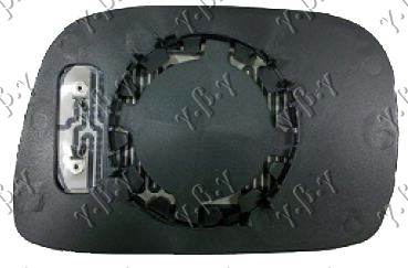 STAKLO RETROVIZORA SA GREJACEM (KONVEKSNO) SUZUKI WAGON R 1999-2006 (MH21/MH22/MA/EM)