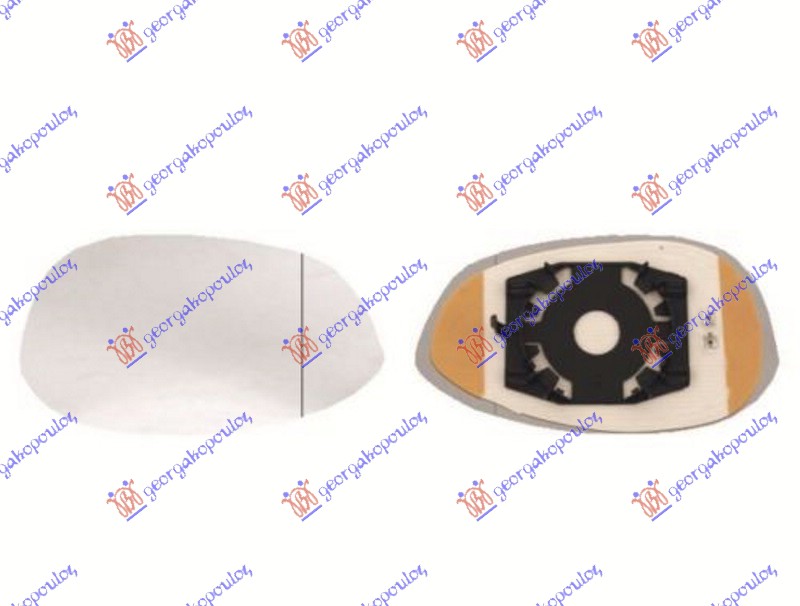 STAKLO RETROVIZORA SA GREJACEM ALFA ROMEO BRERA 2006-2010 (939)