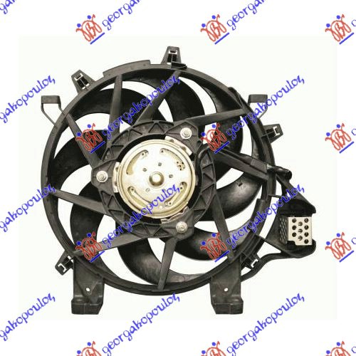 VENTILATOR KLIME KOMPLET (1.3/1.7 CDTi) (325W) OPEL CORSA C 2000-2006 (X01)