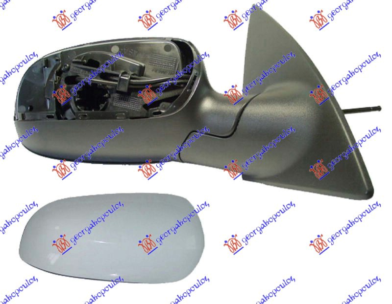 RETROVIZOR MEHANICKI SA SAJLOM PM (A KVALITET) (KONVEKSNO STAKLO) OPEL CORSA C 2000-2006 (X01)