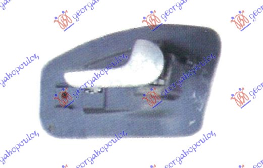 KVAKA ZADNJIH VRATA UNUTRASNJA SREBRNA OPEL CORSA C 2000-2006 (X01)