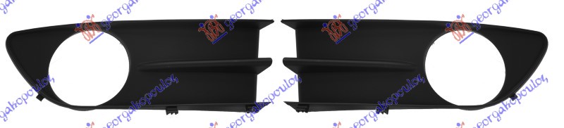 RESETKA PREDNJEG BRANIKA (SA MAGLENKOM) -05 (SET) RENAULT LAGUNA 2000-2007 (KG0/KG1)