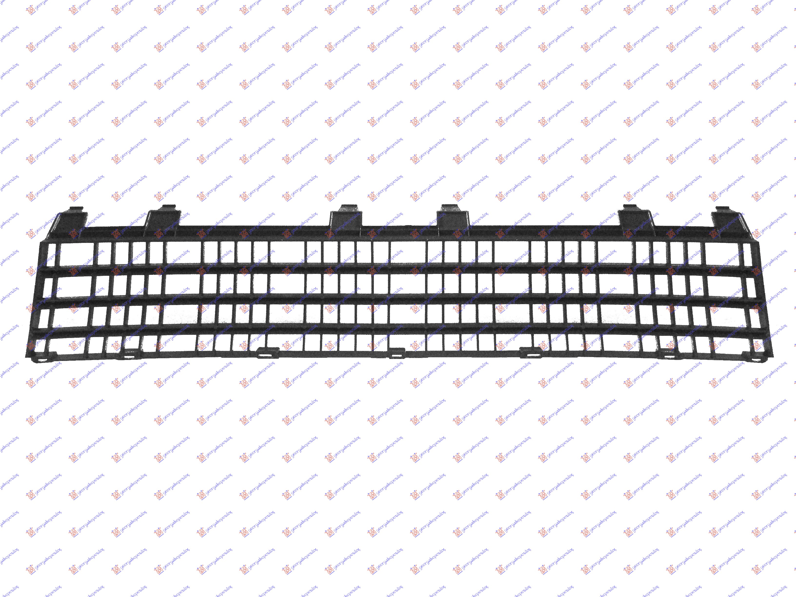 CENTRALNA RESETKA DONJA (UNUTRASNJI DEO) RENAULT CLIO III 2009-2013 (BR0 1/CR0 1)