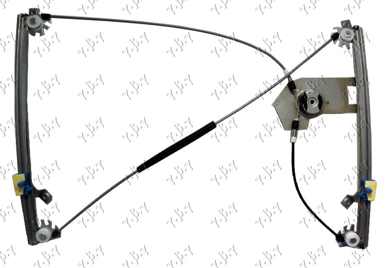 PODIZAC PREDNJEG PROZORA ELEKTRICNI (BEZ MOTORA) 3 VRATA RENAULT CLIO III 2009-2013 (BR0 1/CR0 1)
