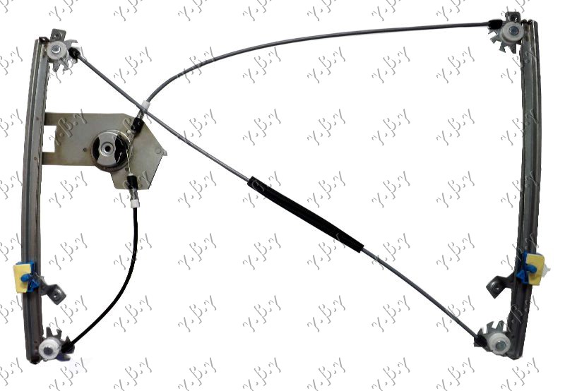 PODIZAC PREDNJEG PROZORA ELEKTRICNI (BEZ MOTORA) 3 VRATA RENAULT CLIO III 2009-2013 (BR0 1/CR0 1)