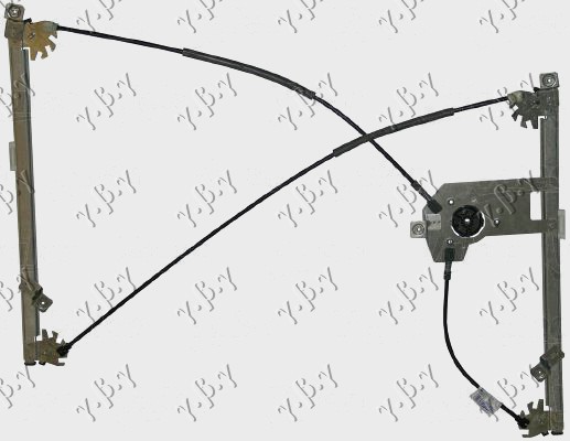 PODIZAC PROZORA ELEKTRICNI (BEZ MOTORA) 3 VRATA (A KVALITET) RENAULT CLIO III 2009-2013 (BR0 1/CR0 1)