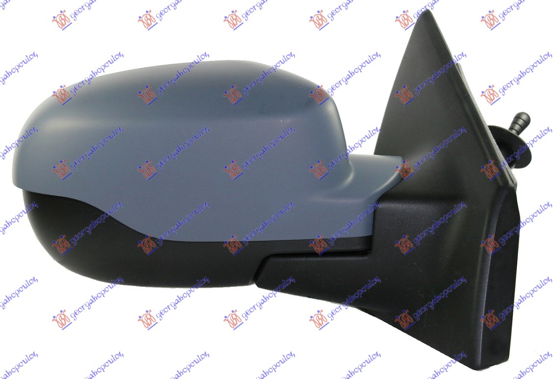 RETROVIZOR MEHANICKI SA SAJLOM PM (SENZOR) (A KVALITET) (KONVEKSNO STAKLO) RENAULT CLIO III 2009-2013 (BR0 1/CR0 1)