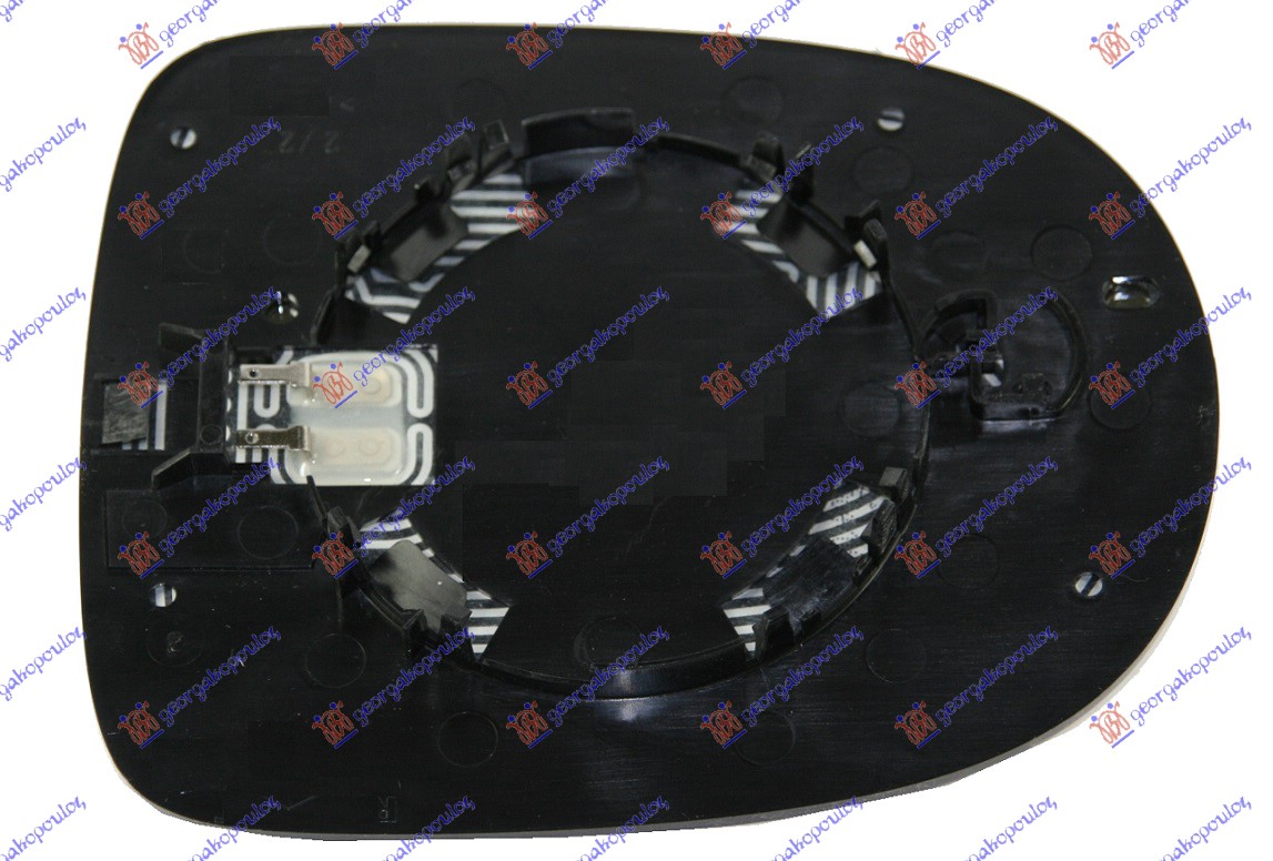 STAKLO RETROVIZORA SA GREJACEM (ASFERICNO) RENAULT MODUS 2008-2013 (F/JP0)