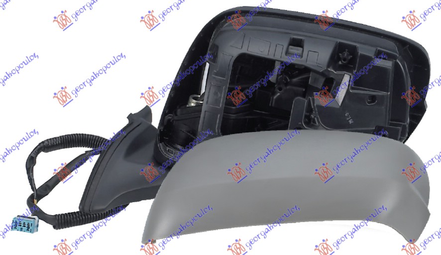 RETROVIZOR ELEKTRICNI PM (KONVEKSNO STAKLO) HONDA JAZZ 2008-2011 (GE/GG/GPZA)