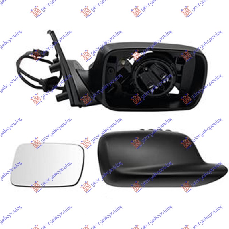 RETROVIZOR (SAMO KUCISTE) ELEKTRICNI SA GREJACEM BMW SERIES 3 COUPE/CABRIO 1999-2003 (E46)