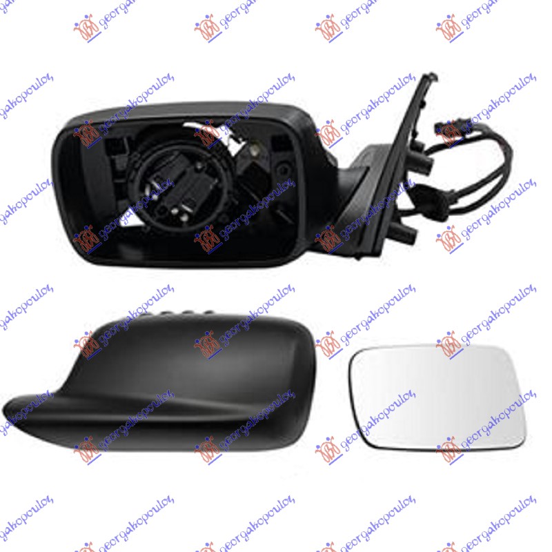 RETROVIZOR (SAMO KUCISTE) ELEKTRICNI SA GREJACEM BMW SERIES 3 COUPE/CABRIO 1999-2003 (E46)