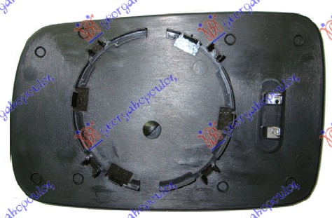 STAKLO RETROVIZORA SA GREJACEM PLAVO (ASFERICNO) BMW SERIES 3 COUPE/CABRIO 1999-2003 (E46)