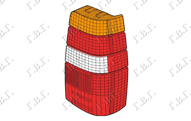 STAKLO STOP LAMPE FIAT FIORINO 1988-1991 (146)